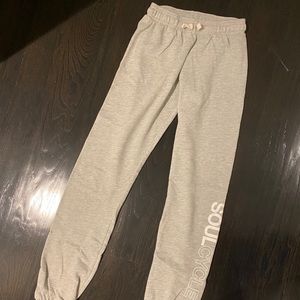 Soul cycle grey sweatpant